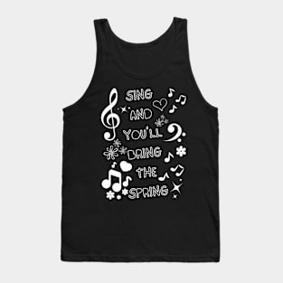 SING FOR THE SPRING! Tank Top